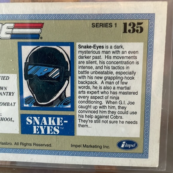 Snake Eyes #135 Series 1 - Picture 6 of 6